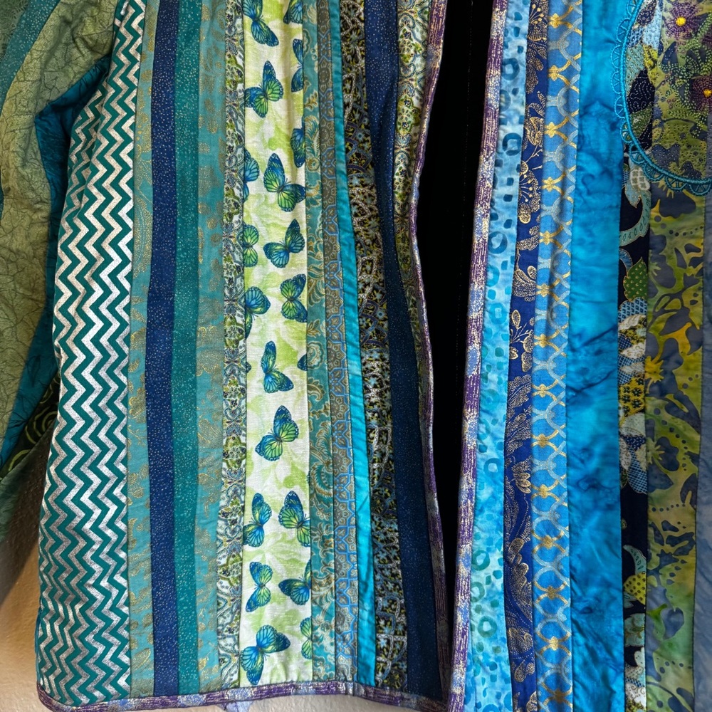 Handmade Colorful Patchwork Jacket - Picture 5 of 10